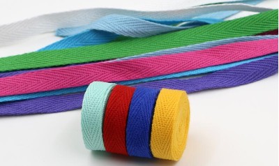 ZJ   1MM輔料包邊帶  彩色包邊帶  人字棉帶 45度照